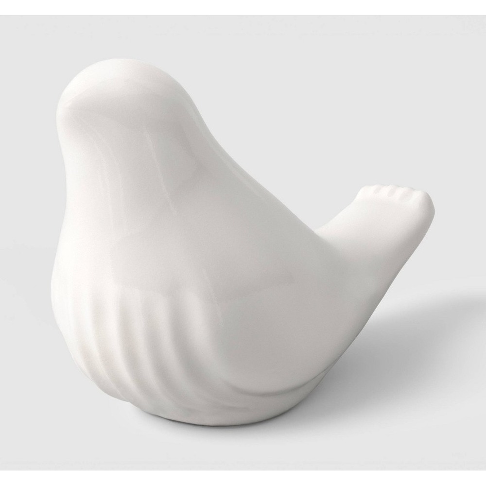 TARGET Threshold Ceramic Ivory bird NEW